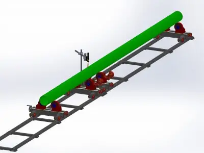 Pipe Welding Roller Stands, Tank Turning Stand