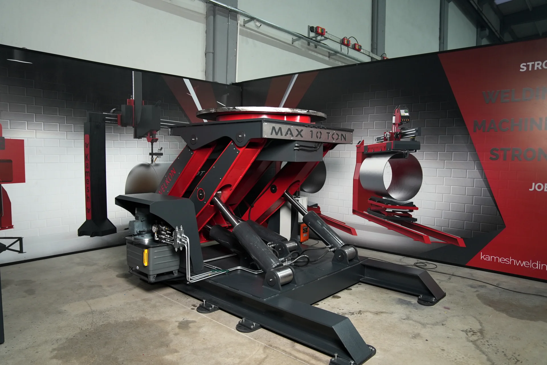 Parallel Hydraulic Welding Positioner