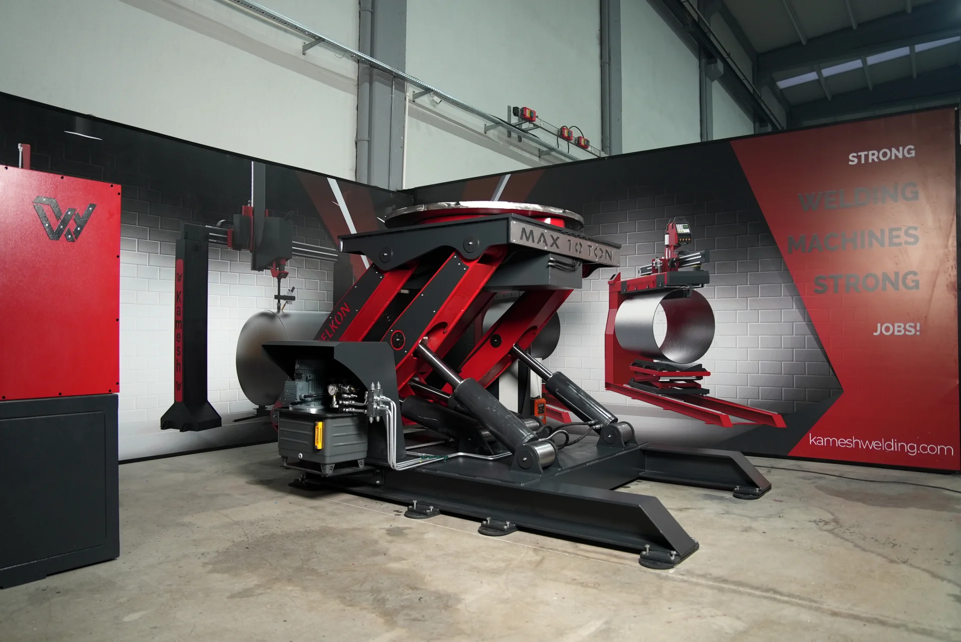Parallel Hydraulic Welding Positioner